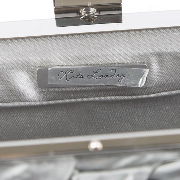 ‼️LAST DAY‼️EUC~ Kate Landry Satin Ruffle Bag - Picture 6 of 8